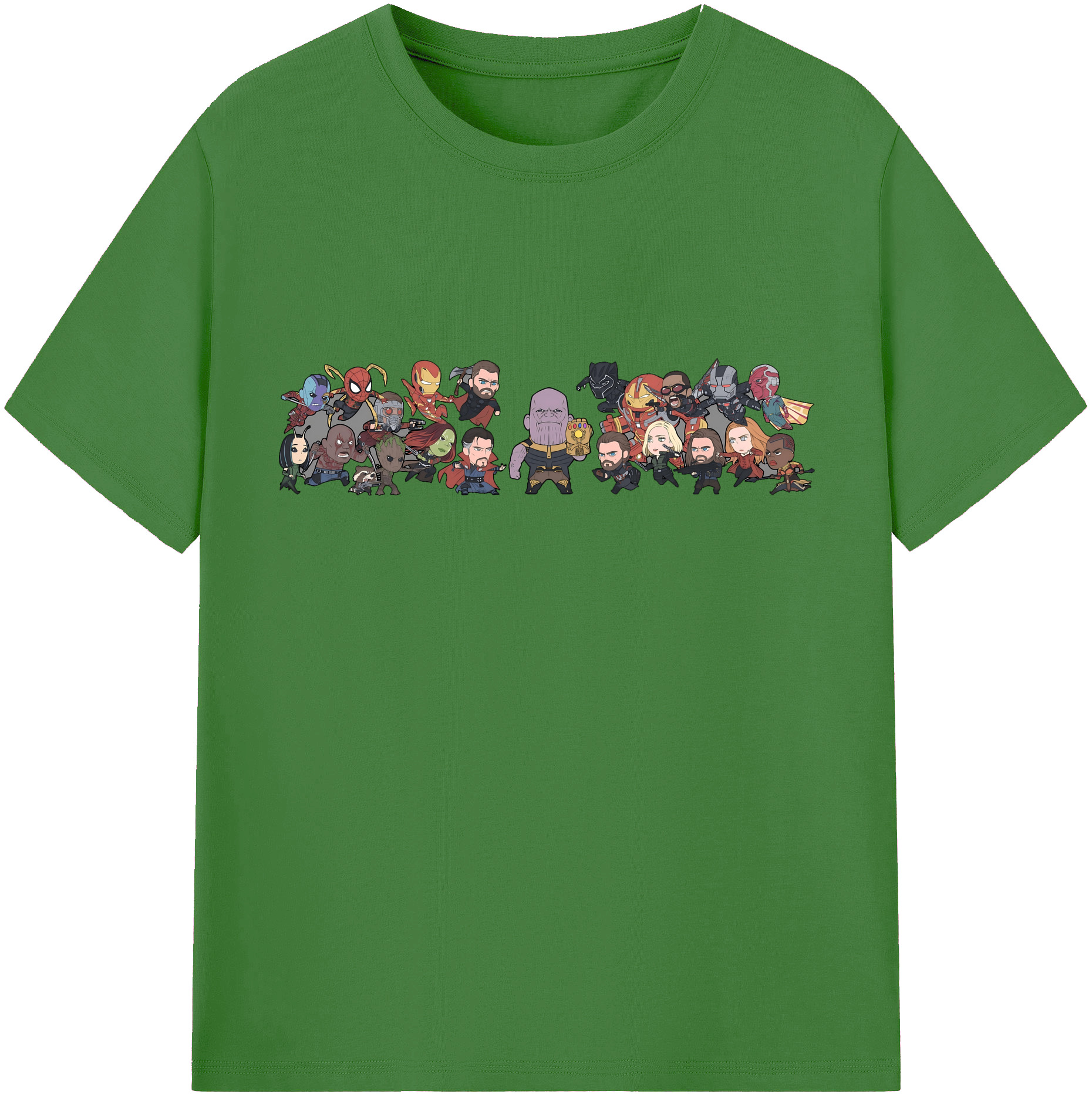 （画像用） アベンジャーズ The Avengers レディースカジュアルプリントTシャツ（綿100％）